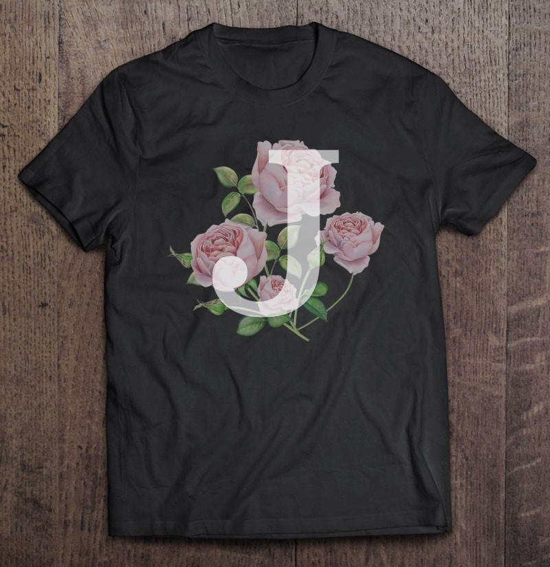 flower-floral-monogram-initial-letter-j-shirt-gifts-t-shirt