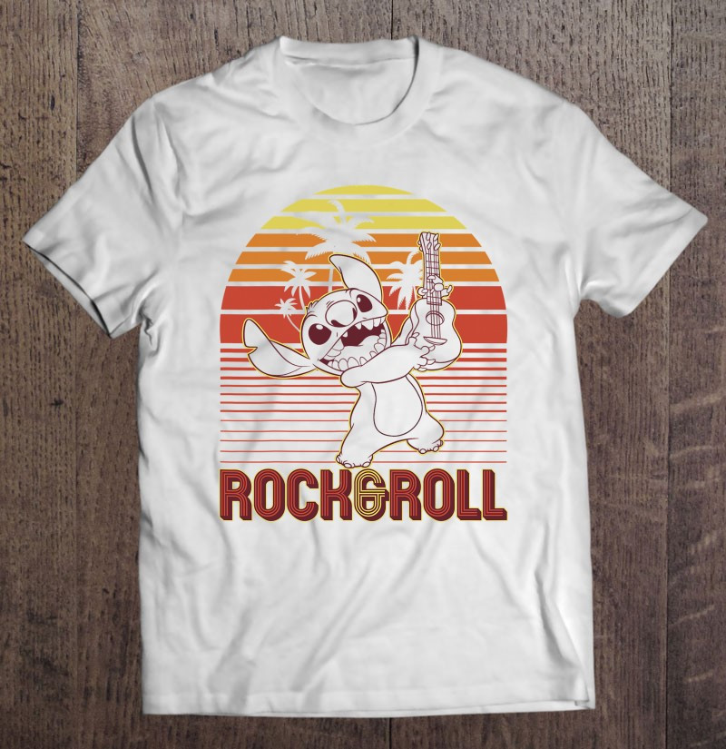 lilo-stitch-rock-and-roll-stitch-sunset-t-shirt