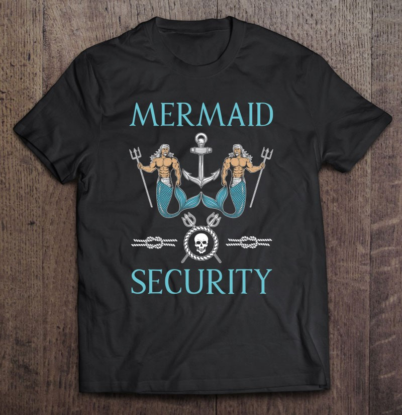 mermaid-security-birthday-party-costume-gifts-t-shirt