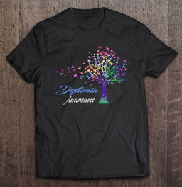 tree-ribbon-dystonia-awareness-t-shirt