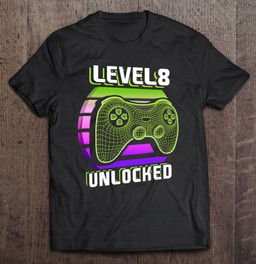 level-8-unlocked-video-game-8th-birthday-gamer-boys-t-shirt