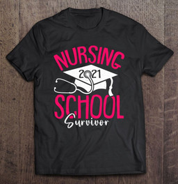nursing-school-survivor-2021-nurse-rn-grad-student-gift-t-shirt