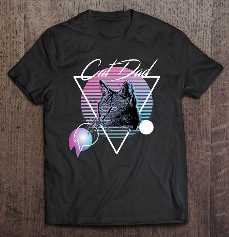 cat-dad-retro-vaporwave-aesthetic-art-style-t-shirt