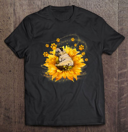 love-pug-sunflower-for-dog-lover-gift-t-shirt