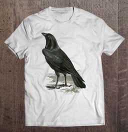 raven-vintage-illustration-crow-t-shirt