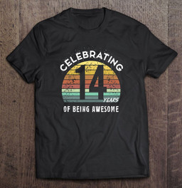 14th-years-birthday-or-company-14-anniversary-gift-for-team-t-shirt