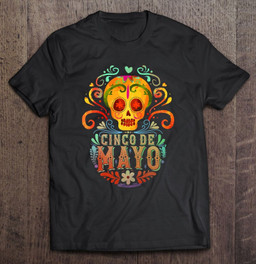 cinco-de-mayo-skull-and-ornaments-mexican-holiday-t-shirt