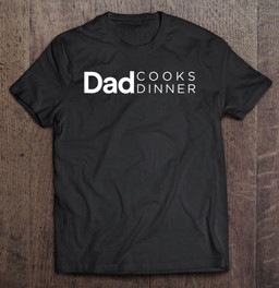 dadcooksdinner-white-logo-t-shirt