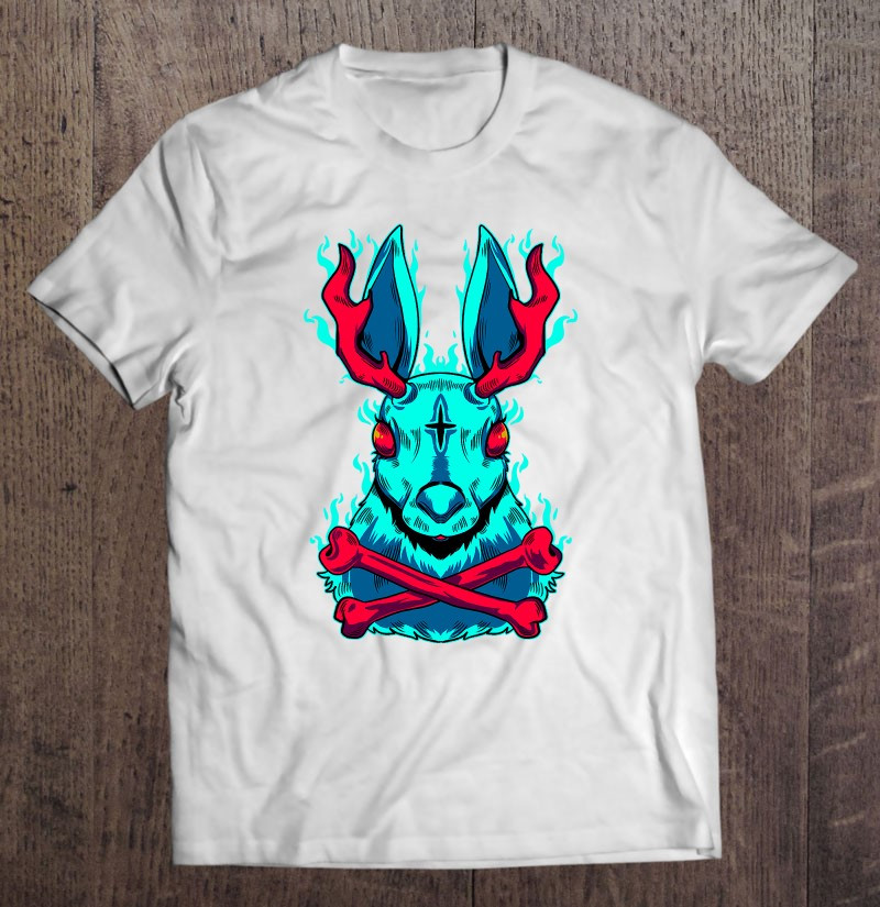 death-metal-rabbit-scary-evil-goth-gothic-punk-occult-bunny-t-shirt