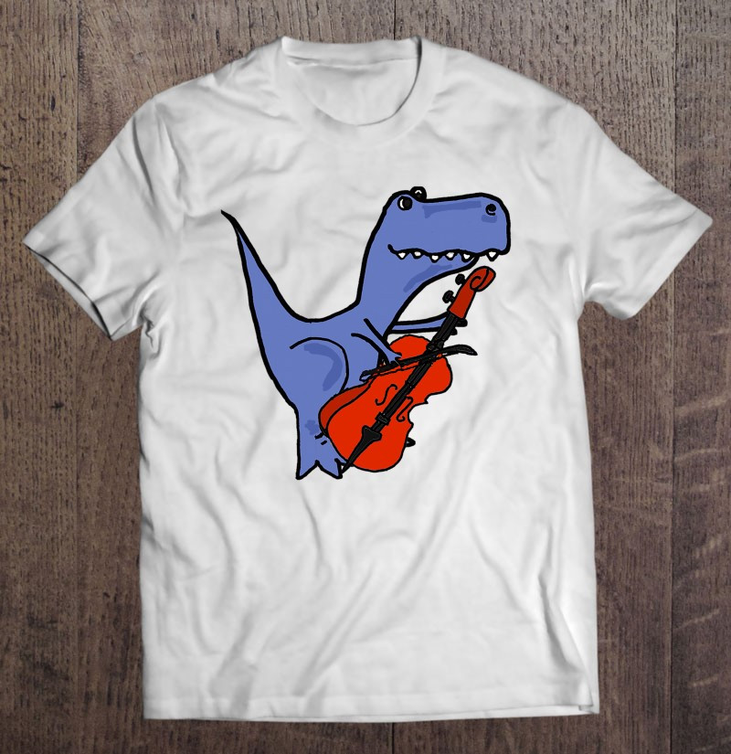 smilemoretees-funny-t-rex-dinosaur-playing-cello-t-shirt