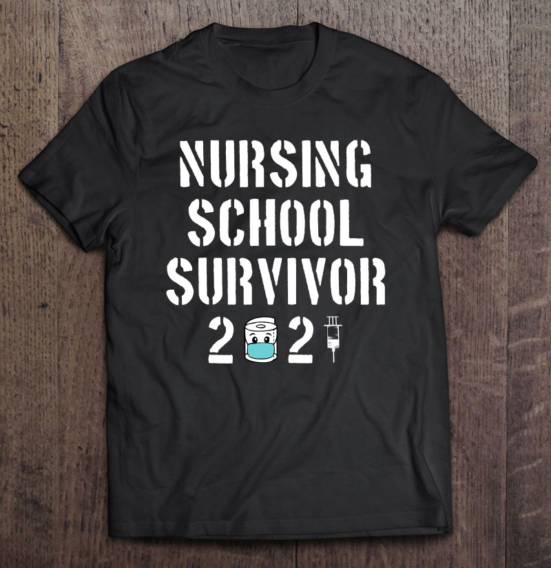 nursing-school-survivor-2021-nurse-graduation-party-t-shirt