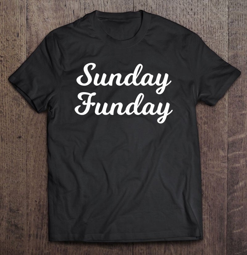sunday-funday-womens-football-cursive-white-lette-t-shirt
