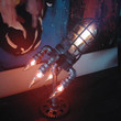 Steampunk Rocket Lamp for Home Decoration