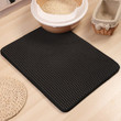 30/60/75cm Waterproof Cat Litter Mat Layer Pads Trapping Litter Products Bed Clean Pet Mat Double Hollow Out Clean Leak Proof