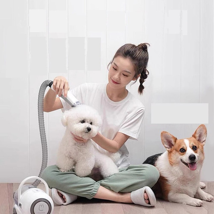 Pet Multifunctional Groomer Shaving Combing Hair To Remove The Floating Hair Cleaner Full Set Vacuum Cleaner Suction 99% Pet Hai