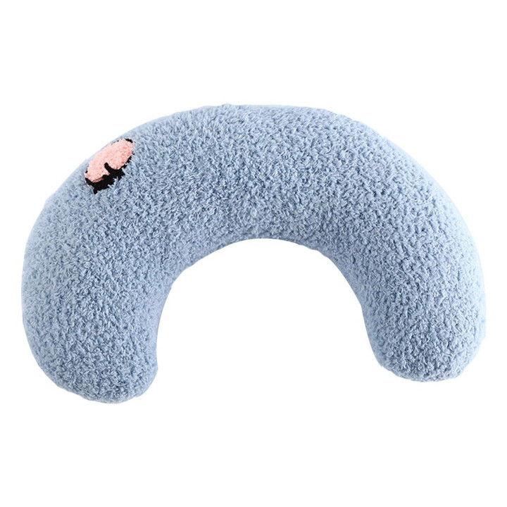 Cute Dog Sleeping Pillow Soft Cat Calming Pillows Sleeping Improve Washable for Pet Playing Reduce Anxiety