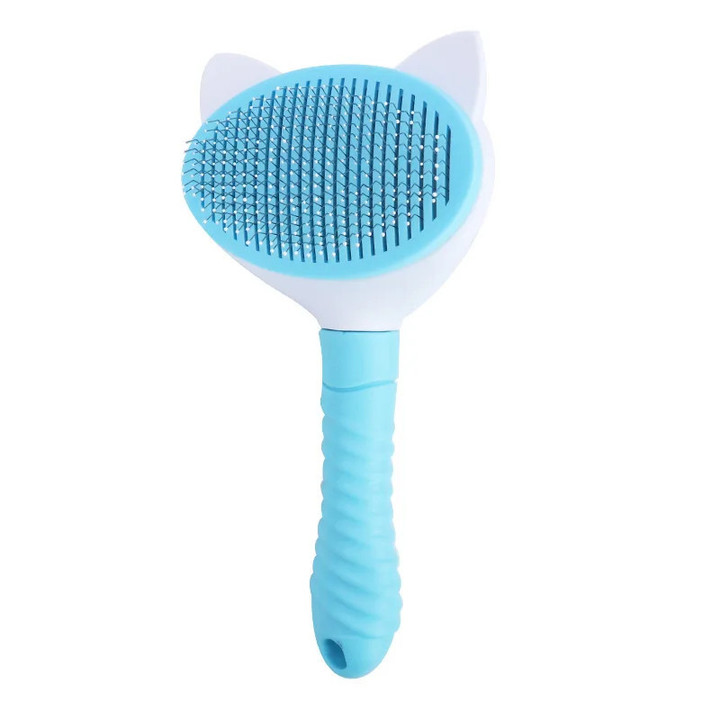 Self Cleaning Slicker Brush Cat Brush Dog Comb Hair Removes Pet Hair Comb For Cat Grooming Hair Cleaner Cleaning Beauty Products
