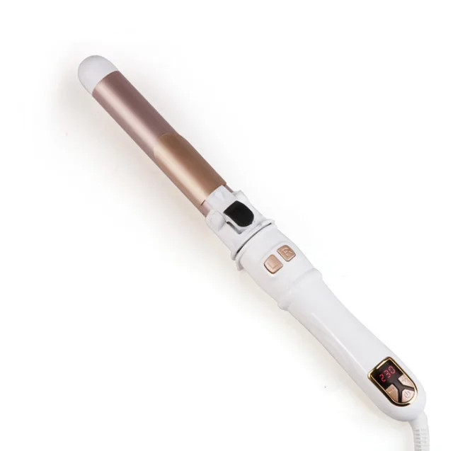 LCD Digital Auto Rotary Hair Curler Tourmaline Ceramic Rotating Roller Wavy Curl Magic Curling Wand Irons Fast Heating Styling