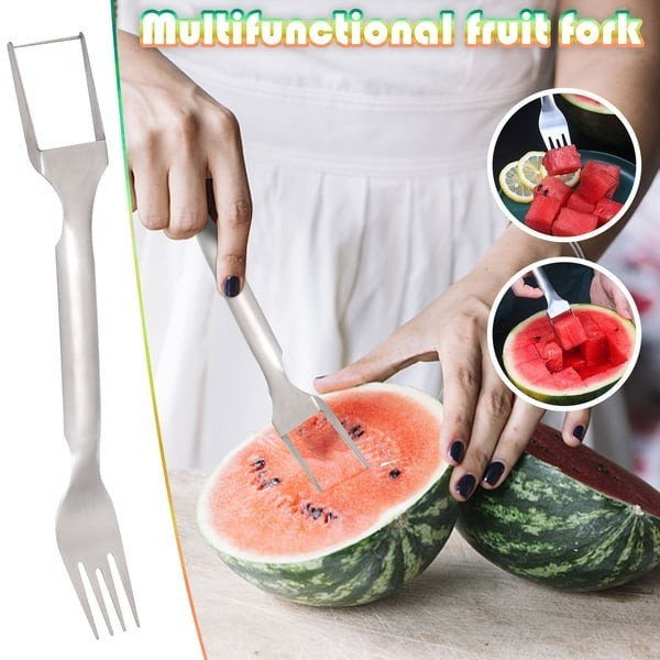 2-in-1 Stainless Steel Fruit Cutter