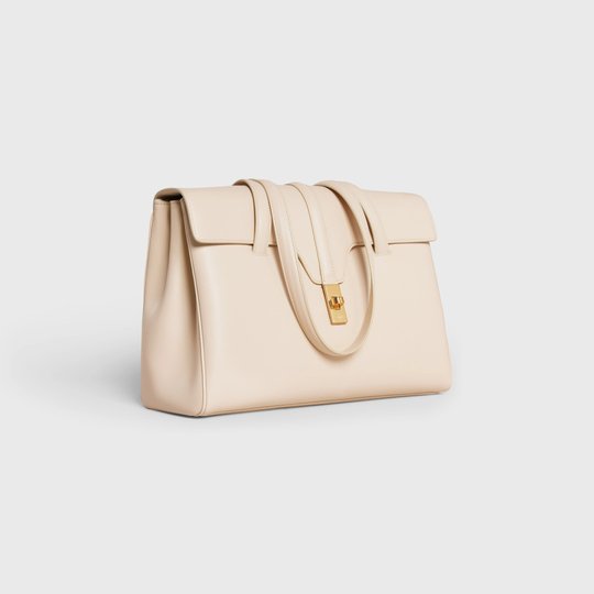 Ivory Medium Soft 16 Bag In Smooth Calfskin - Leather Women's Handbag - Bagsfits