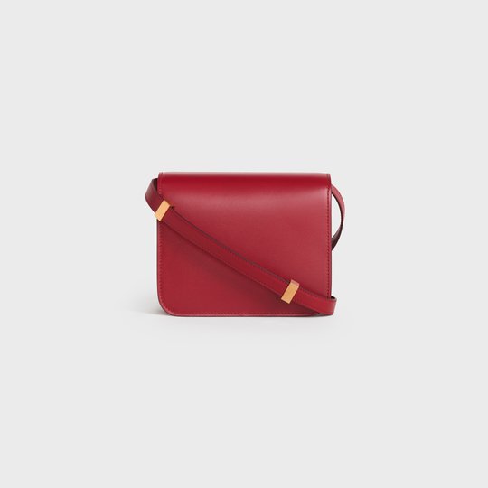Red Teen Classic Bag In Box Calfskin - Leather Women's Handbag - Bagsfits