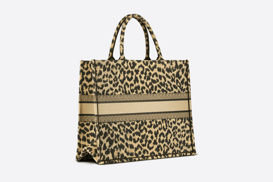 Beige Multicolor Mizza Embroidery Book Tote Bag - Women’s Leather Bag