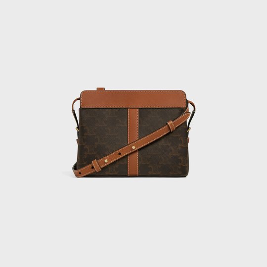 Tan Teen Cabas De France In Triomphe Canvas And Calfskin - Leather Women's Handbag - Bagsfits