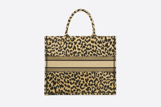 Beige Multicolor Mizza Embroidery Book Tote Bag - Women’s Leather Bag