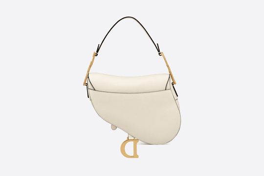 Latte Grained Calfskin Saddle Bag - Women’s Leather Bag