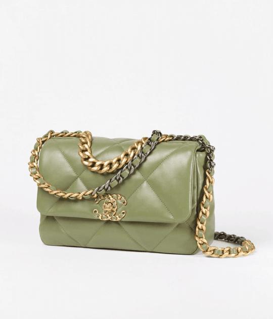 Green Chl 19 Handbag - Leather Women's Handbags - Bagsfits