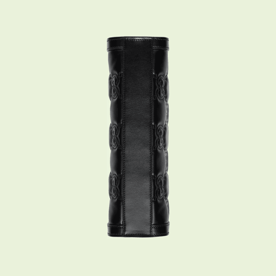 Black GG Matelassé Leather Shoulder Bag - Leather Women's Handbag - Bagsfits