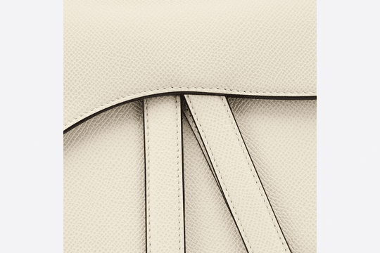 Latte Grained Calfskin Saddle Bag - Women’s Leather Bag
