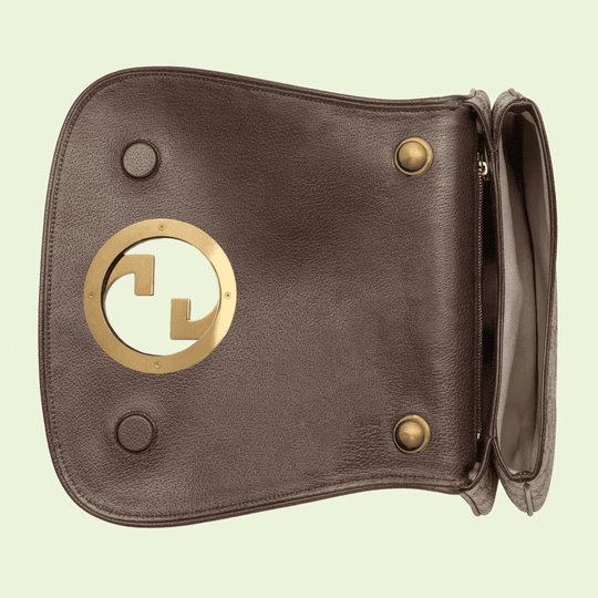 Beige & Ebony GG Blondie Medium Bag - Leather Women's Handbag - Bagsfits