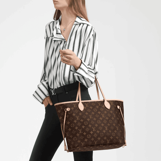 Neverfull MM Monogram - Leather Handbag for Women