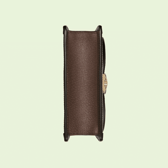 Brown Ophidia GG Mini Shoulder Bag - Leather Women's Handbag - Bagsfits