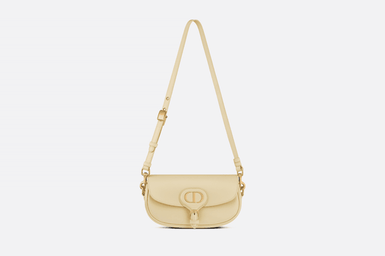 Pale Yellow Box Calfskin Bobby East West Bag - Leather Women's Handbag - Bagsfits