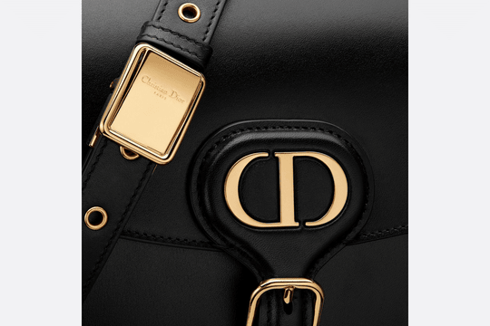 Black Box Calfskin Medium Bobby Bag - Leather Women's Handbag - Bagsfits