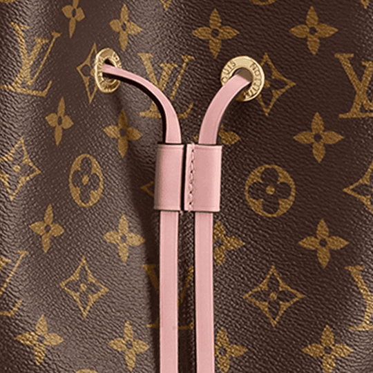 Monogram Canvas and Leather Handbag NeoNoe - Crossbody Bucket Bag