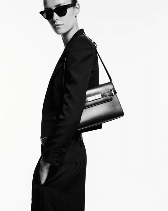 Manhattan Small Shoulder Bag In Box Saint Laurent Leather Bag - Leather Women's Handbag - Bagsfits