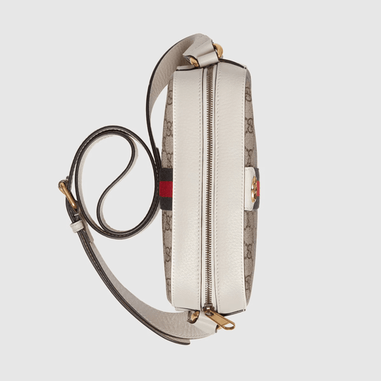 Beige Ophidia Small Shoulder Bag - Leather Women's Handbag - Bagsfits