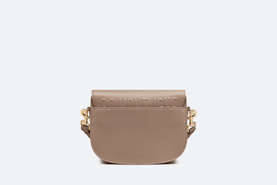 Warm Taupe Grained Calfskin Medium Bobby Bag - Leather Women's Handbag - Bagsfits