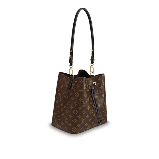 Monogram Canvas and Leather Handbag NeoNoe - Crossbody Bucket Bag