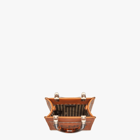 Mini Sunshine Shopper Bag - Leather Women's Handbag - Bagsfits