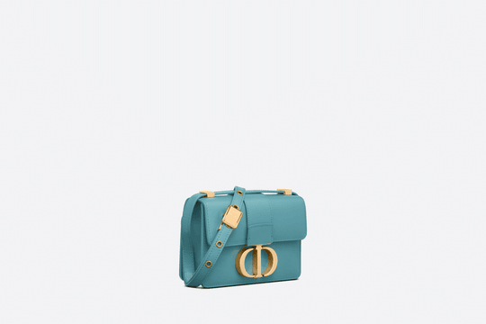 Azure Blue Box Calfskin 30 Montaigne Bag - Leather Women's Handbag - Bagsfits