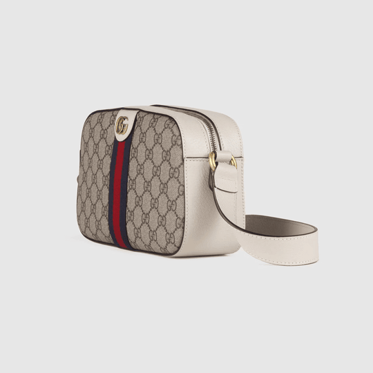 Beige Ophidia Small Shoulder Bag - Leather Women's Handbag - Bagsfits