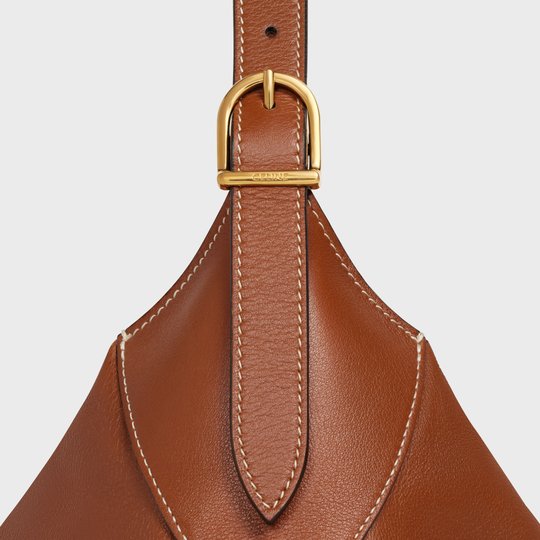 Tan Medium Romy In Supple Calfskin - Leather Women's Handbag - Bagsfits