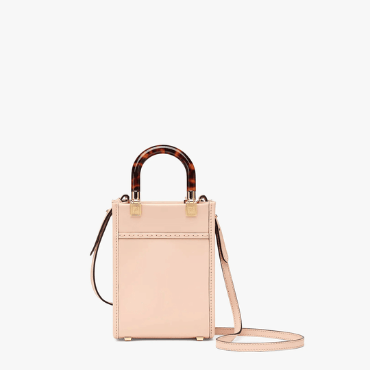Mini Sunshine Shopper Bag - Leather Women's Handbag - Bagsfits