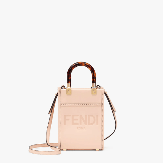 Mini Sunshine Shopper Bag - Leather Women's Handbag - Bagsfits