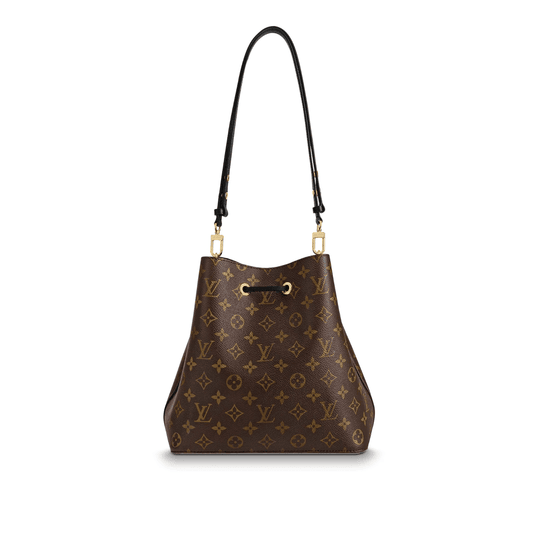 Monogram Canvas and Leather Handbag NeoNoe - Crossbody Bucket Bag