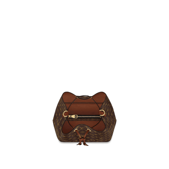 Monogram Canvas and Leather Handbag NeoNoe - Crossbody Bucket Bag
